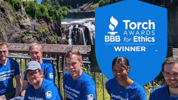 biBerk earns the Better Business Bureau Torch Award for Ethics